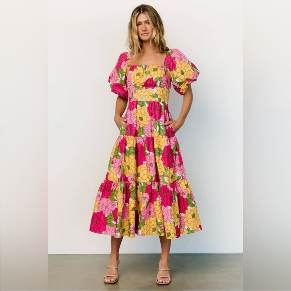 Floral midi dress